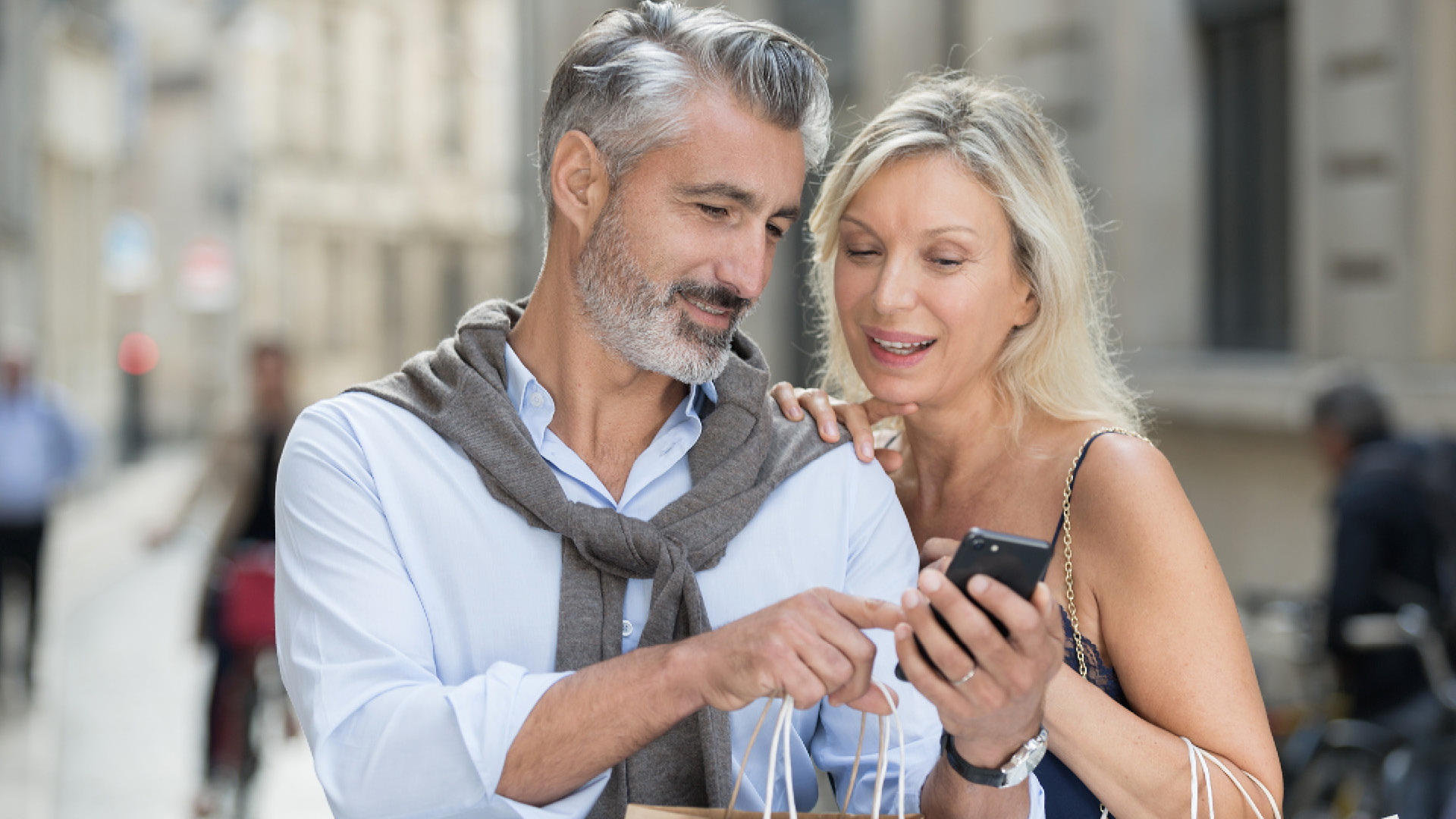 Couple With Smart Phone